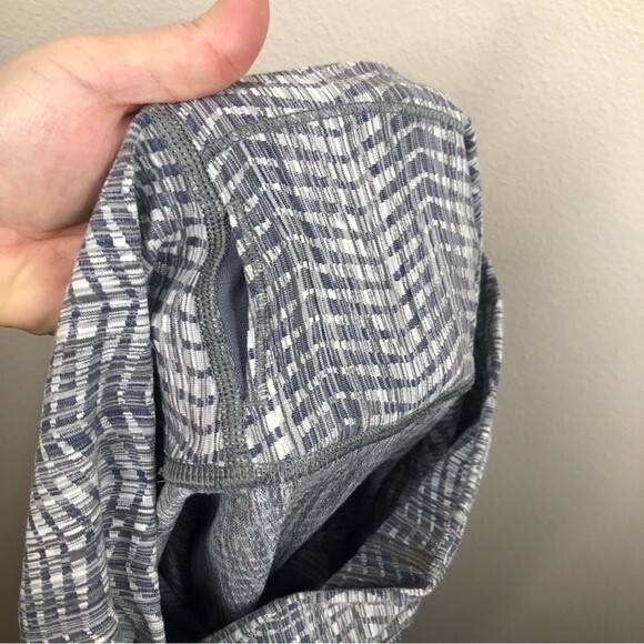 Lululemon Wunder Under High-Rise 7/8 Tight FullOn Luxtreme Aarow Jacquard Gray 6 - Picture 9 of 10